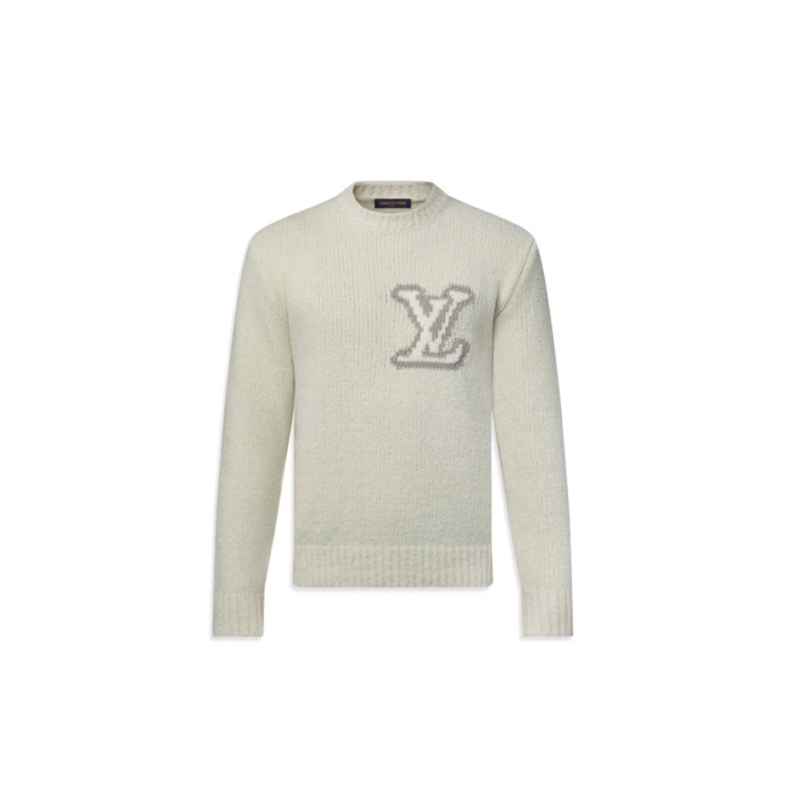 l0vis Vvtt0n lv intarsia crewneck 1aiwej